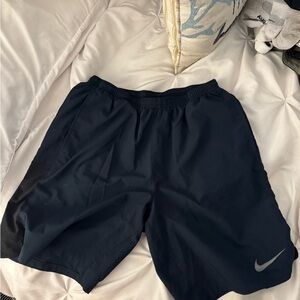 Nike Navy Blue Athletic Shorts Lightweight Elastic Waist